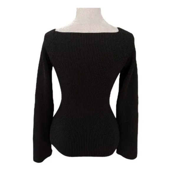Pixie Market Chiara Knit Bustier Top Large - Picture 4 of 5